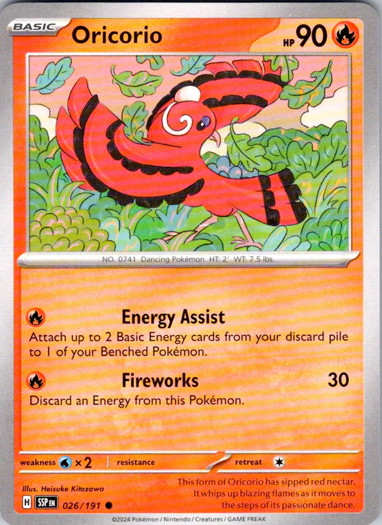 Oricorio (026/191) [SV08: Surging Sparks]