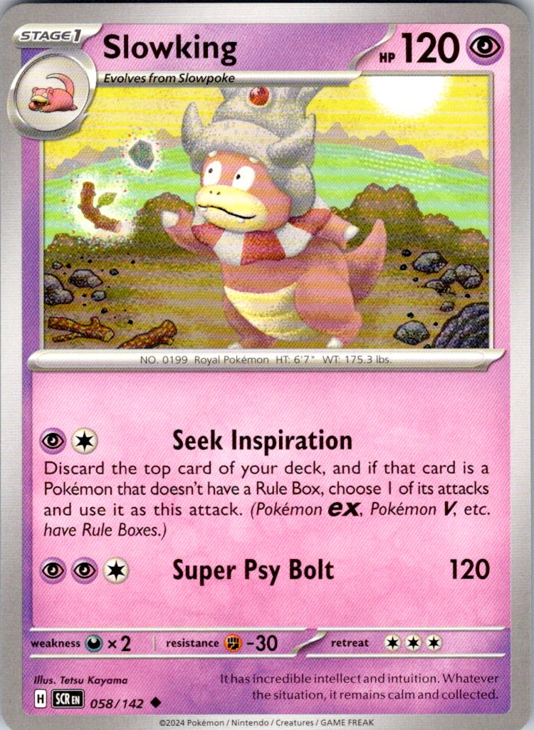Slowking (058/142) [SV07: Stellar Crown]