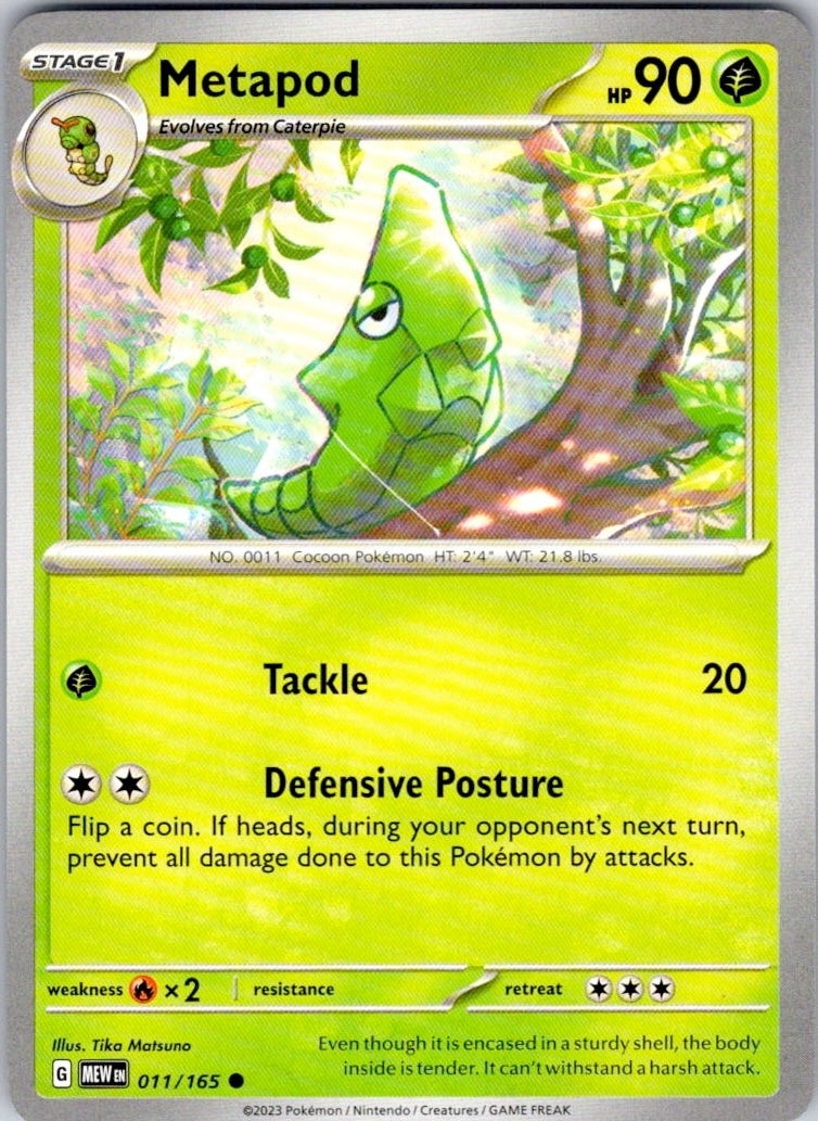 Metapod (011/165) [SV: Scarlet & Violet 151]