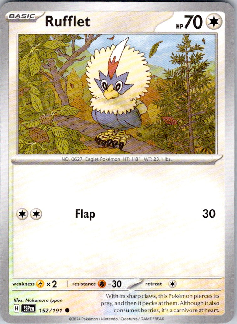 Rufflet (152/191) [SV08: Surging Sparks]