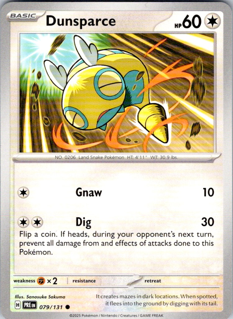 Dunsparce (079/131) [SV: Prismatic Evolutions]