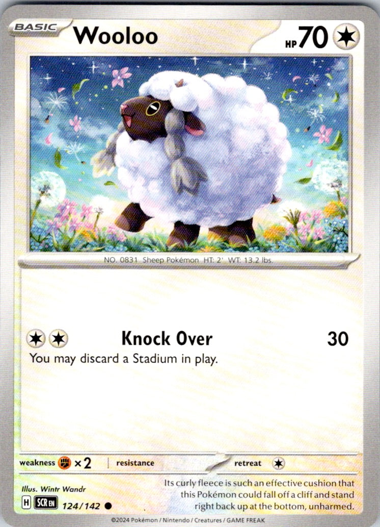 Wooloo (124/142) [SV07: Stellar Crown]