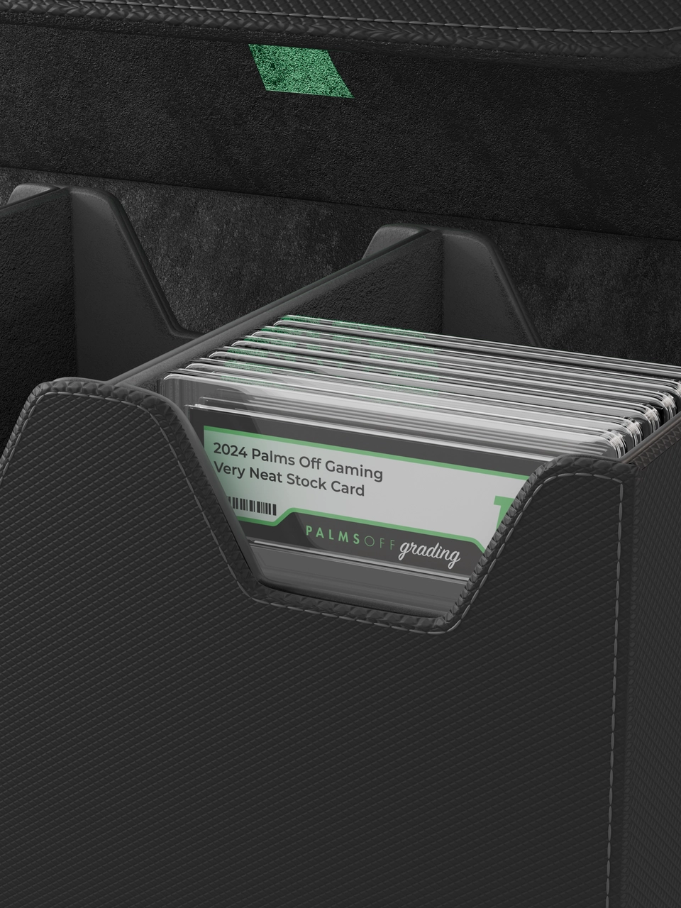 Palms Off Gaming Collector's Series Graded Card Storage Case - Large - Black
