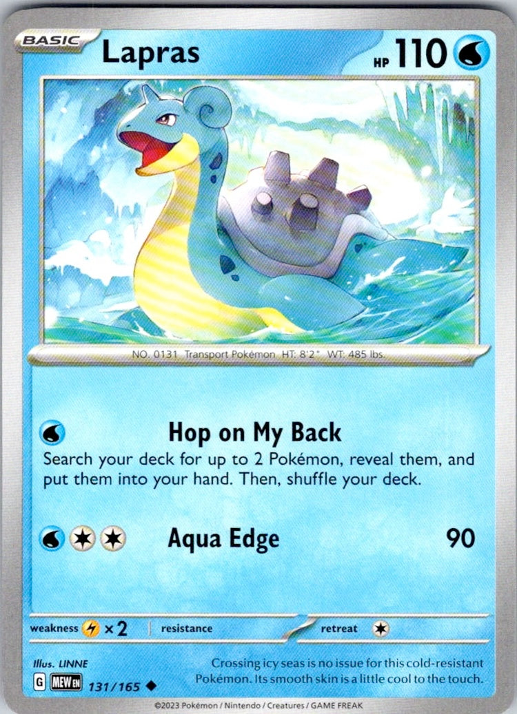 Lapras (131/165) [SV: Scarlet & Violet 151]
