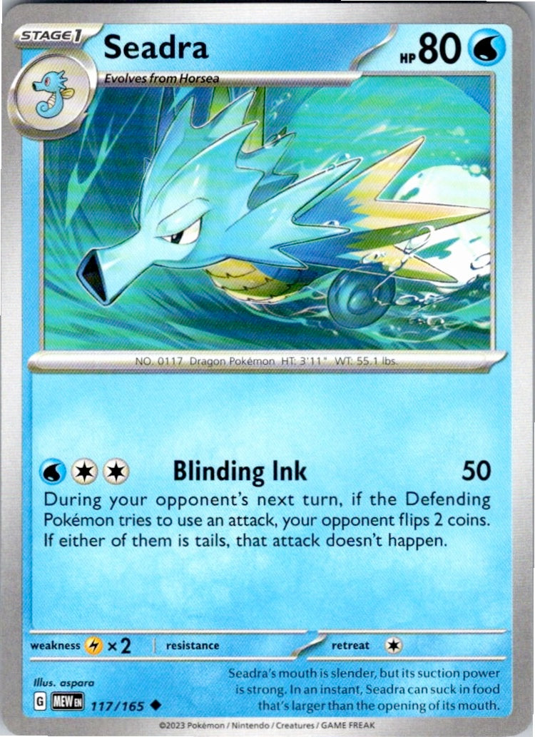Seadra (117/165) [SV: Scarlet & Violet 151]