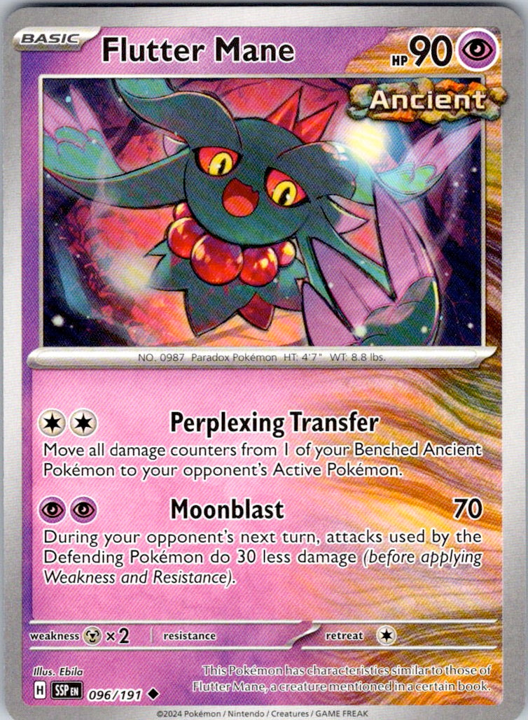 Flutter Mane (096/191) [SV08: Surging Sparks]