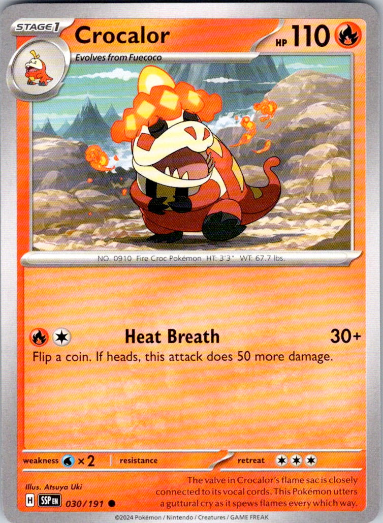 Crocalor (030/191) [SV08: Surging Sparks]