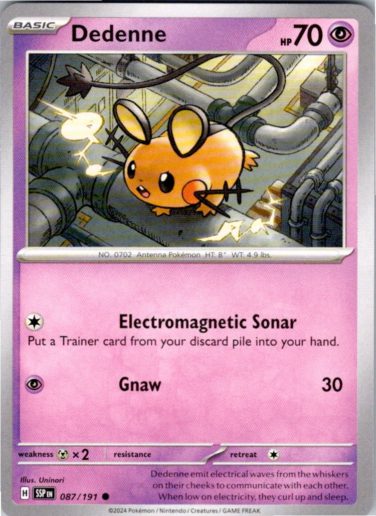 Dedenne (087/191) [SV08: Surging Sparks]