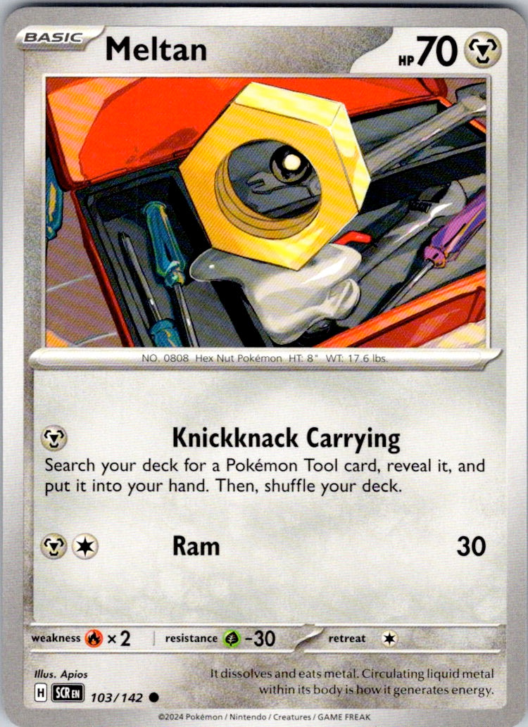 Meltan (103/142) [SV07: Stellar Crown]