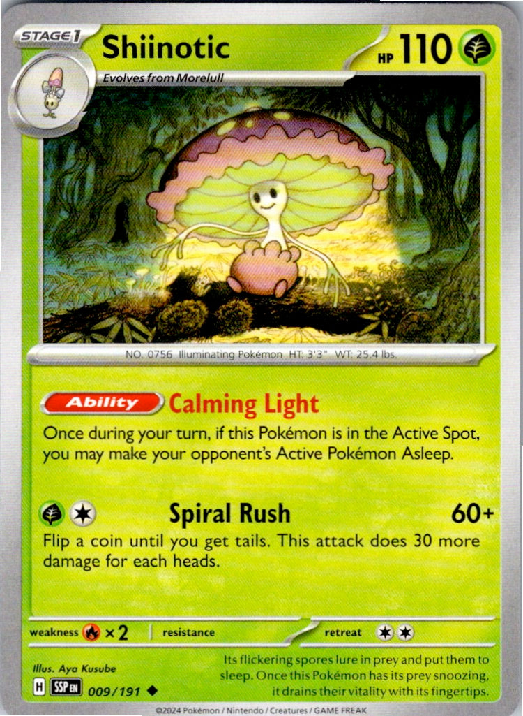 Shiinotic (009/191) [SV08: Surging Sparks]