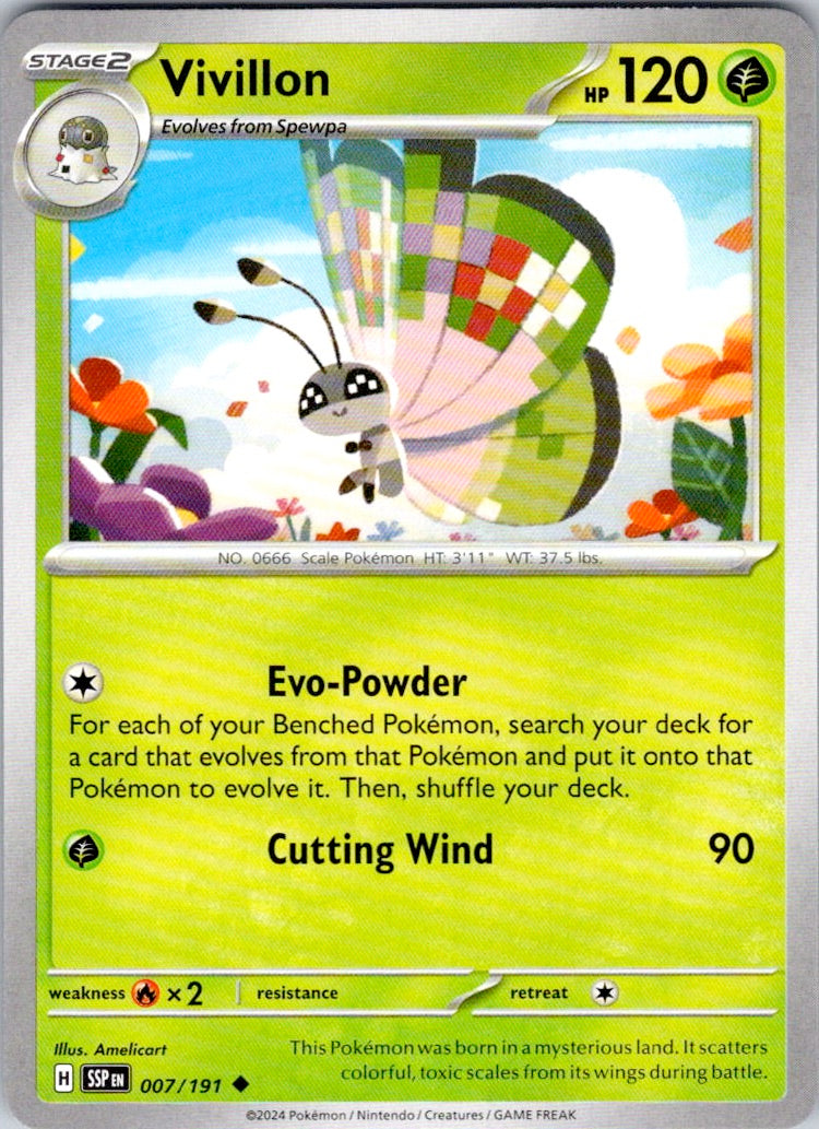 Vivillon (007/191) [SV08: Surging Sparks]