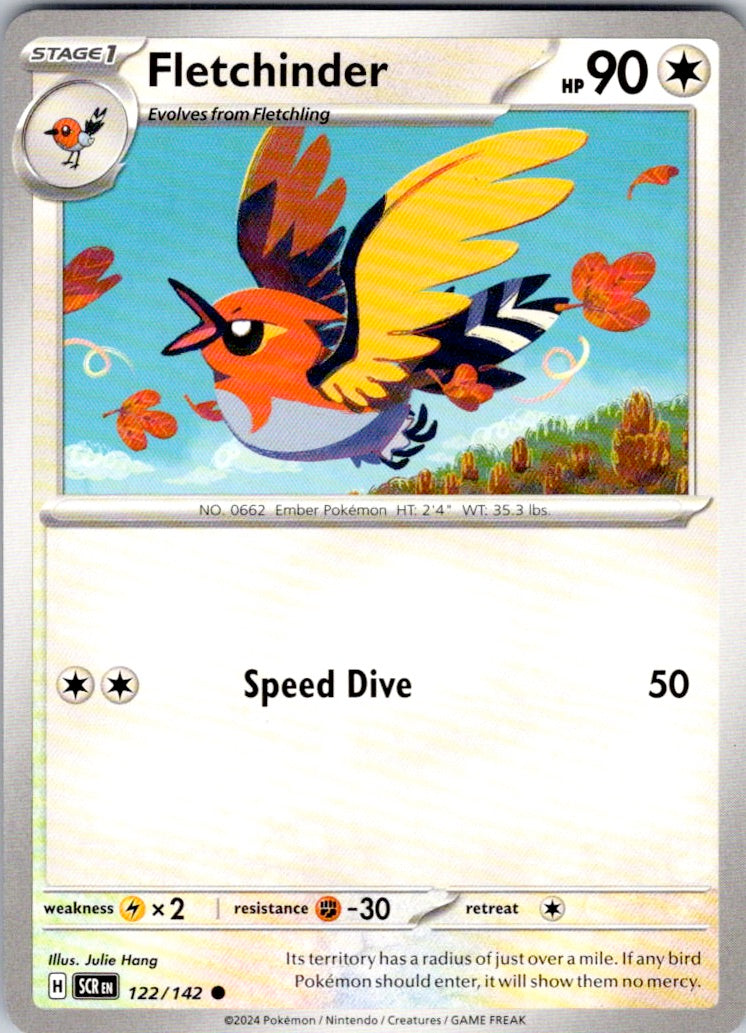 Fletchinder (122/142) [SV07: Stellar Crown]