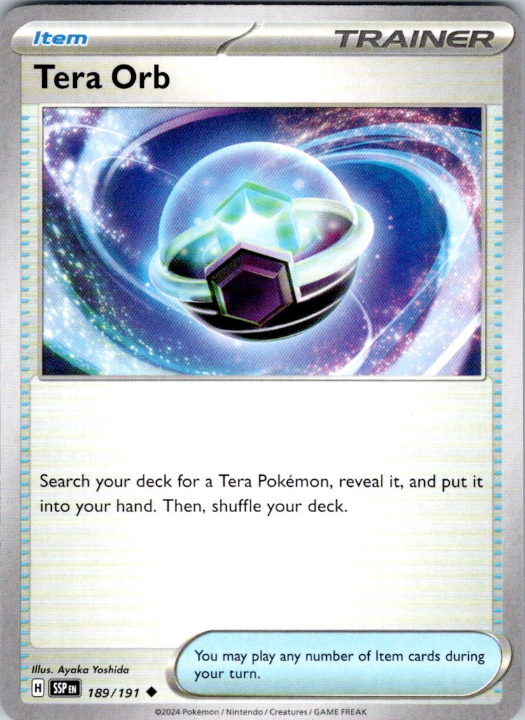 Tera Orb (189/191) [SV08: Surging Sparks]