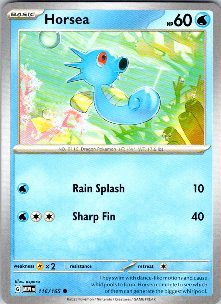 Horsea (116/165) [SV: Scarlet & Violet 151]