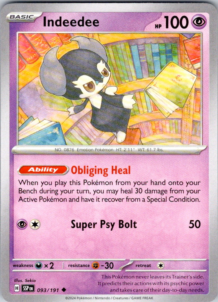 Indeedee (093/191) [SV08: Surging Sparks]