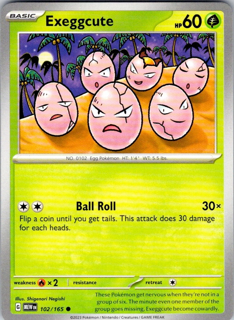 Exeggcute (102/165) [SV: Scarlet & Violet 151]