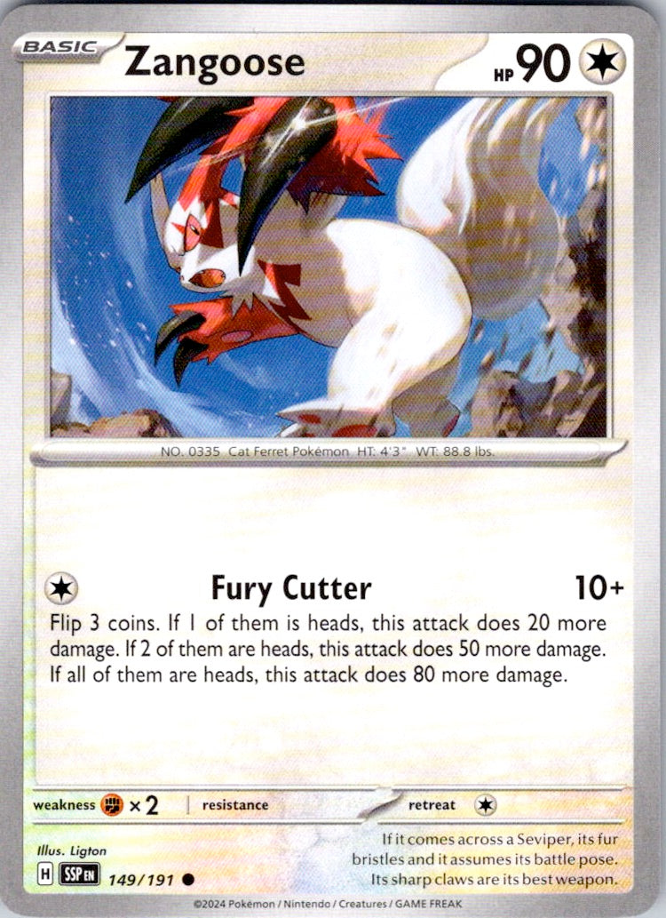 Zangoose (149/191) [SV08: Surging Sparks]