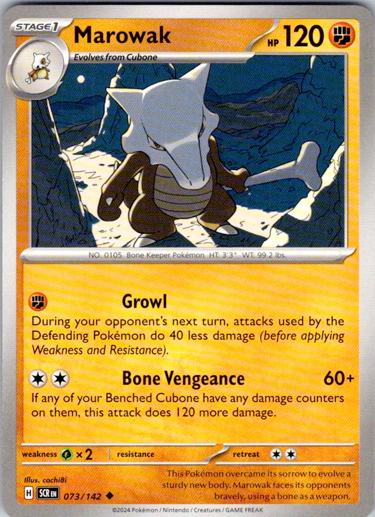 Marowak (073/142) [SV07: Stellar Crown]