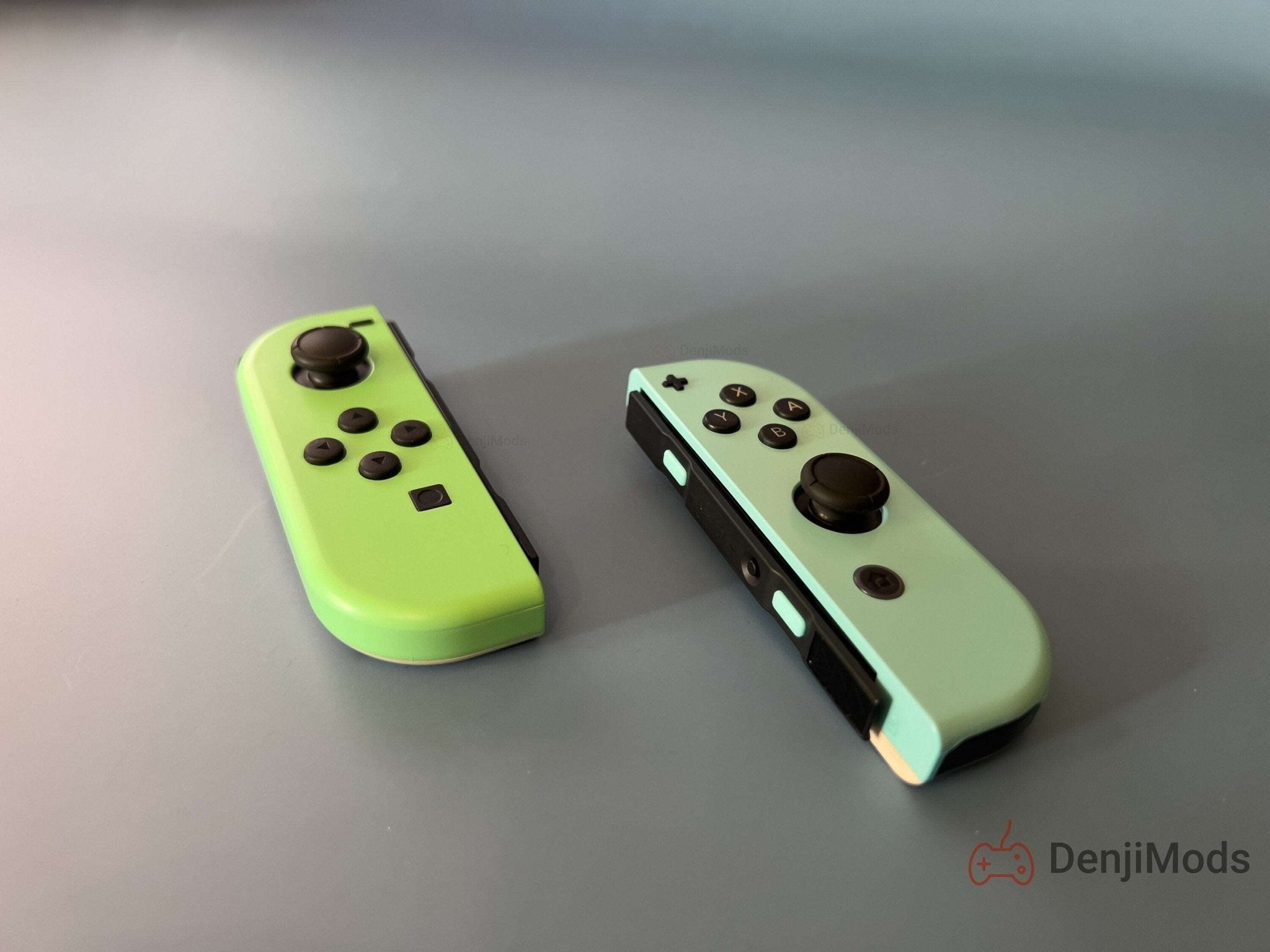 Custom Blue & Green Animal Crossing Joy - Con Controllers for Nintendo Switch - Denji Collectables - 