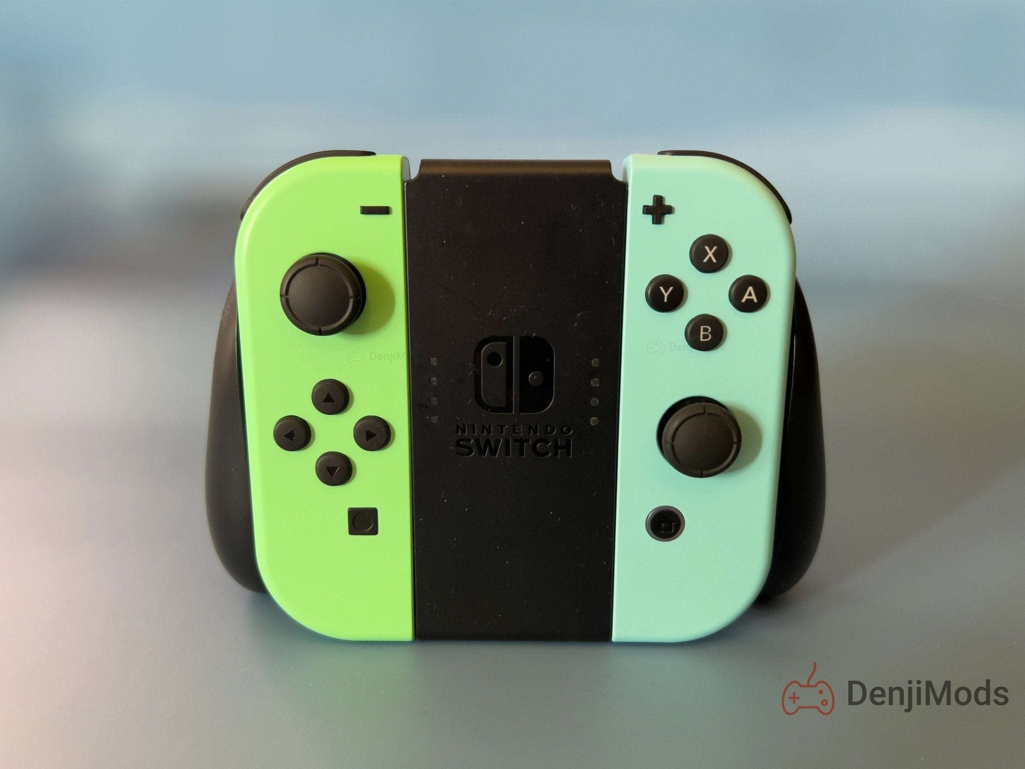 Custom Blue & Green Animal Crossing Joy - Con Controllers for Nintendo Switch - Denji Collectables - 