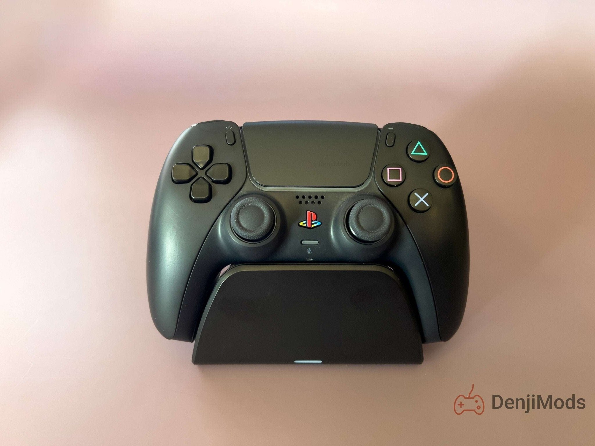 Custom PS2 Retro Black Playstation 5 Dualsense Controller - Denji Collectables - 