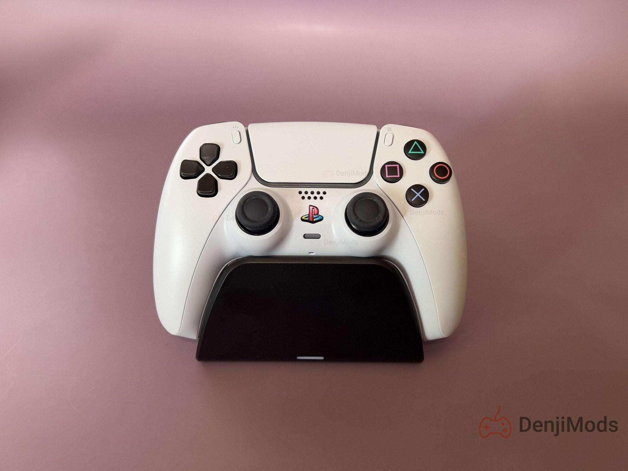 Custom PS2 White Playstation 5 Dualsense Controller - Denji Collectables - 