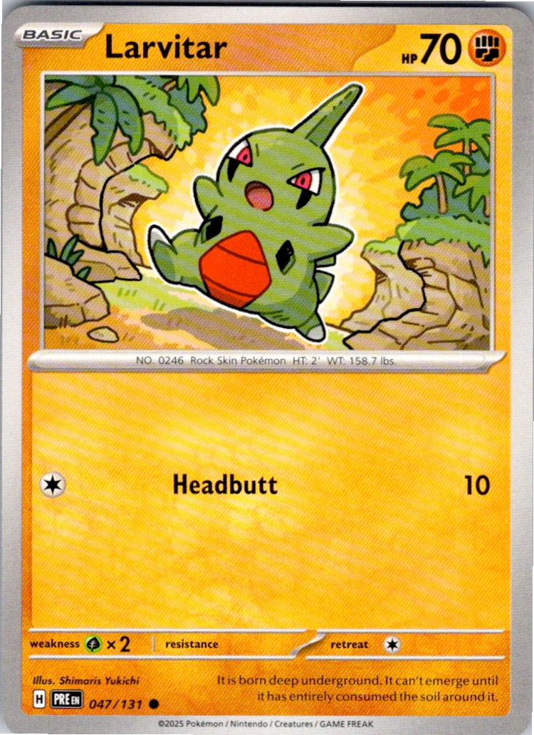 Larvitar (047/131) [SV: Prismatic Evolutions]