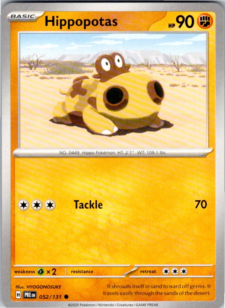 Hippopotas (052/131) [SV: Prismatic Evolutions]