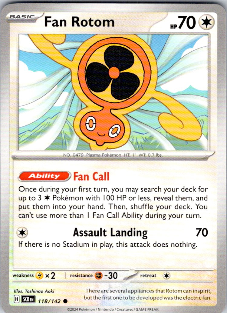 Fan Rotom (118/142) [SV07: Stellar Crown]