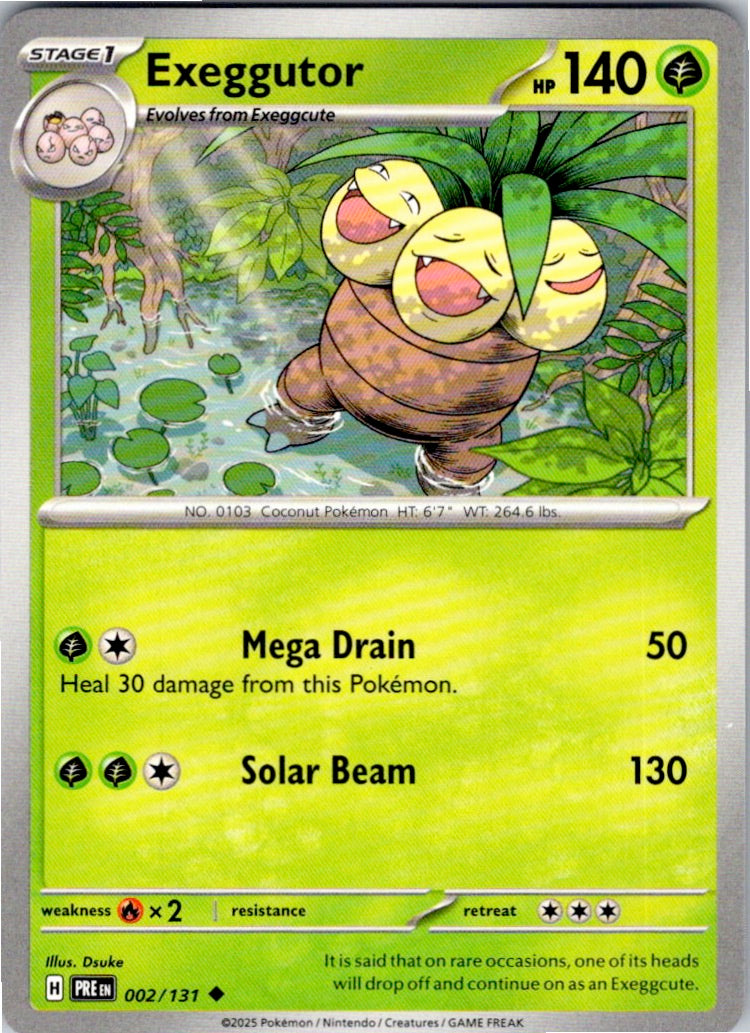 Exeggutor (002/131) [SV: Prismatic Evolutions]