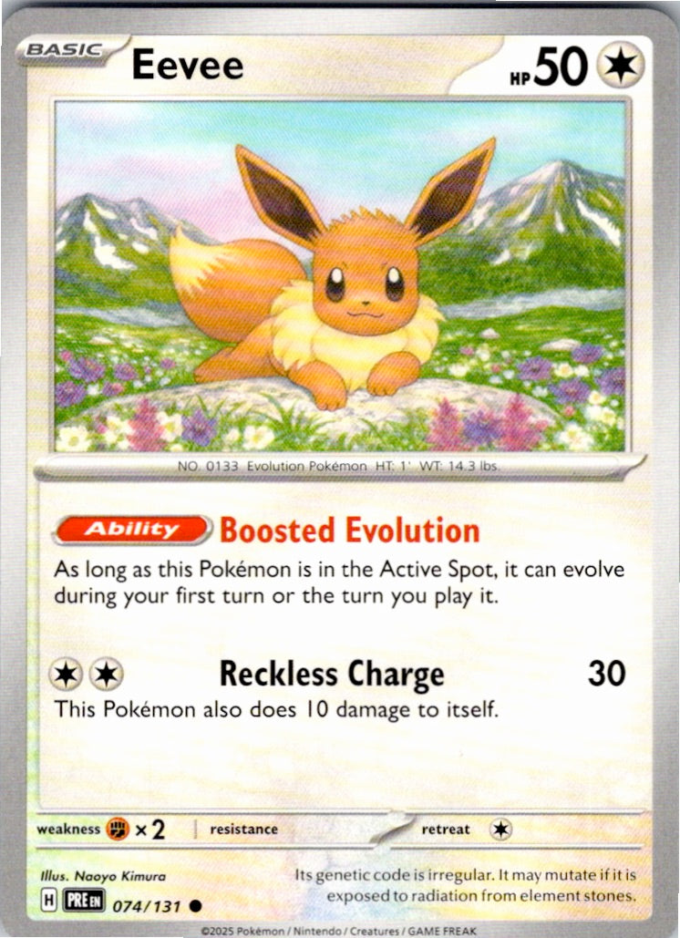 Eevee (074/131) [SV: Prismatic Evolutions]