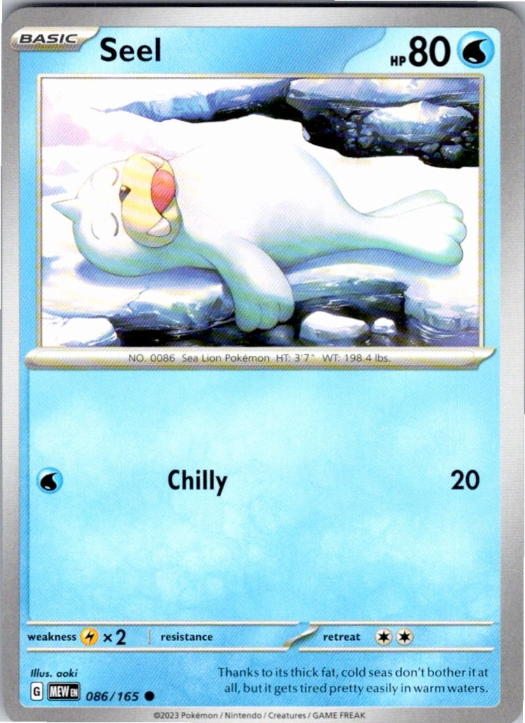 Seel (086/165) [SV: Scarlet & Violet 151]