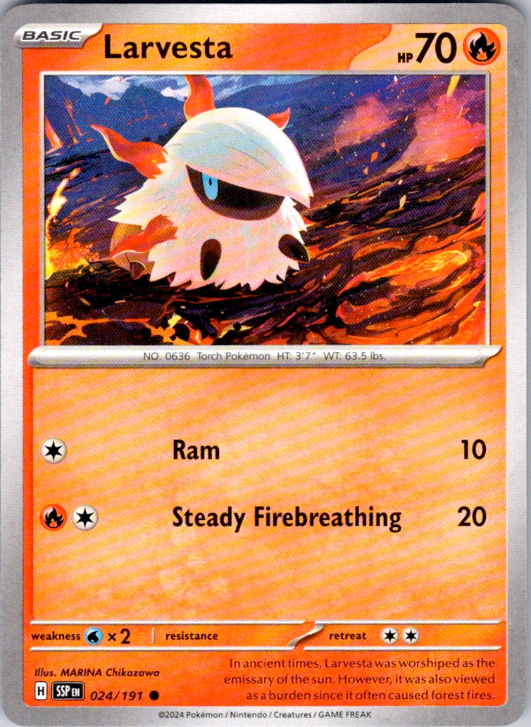 Larvesta (024/191) [SV08: Surging Sparks]