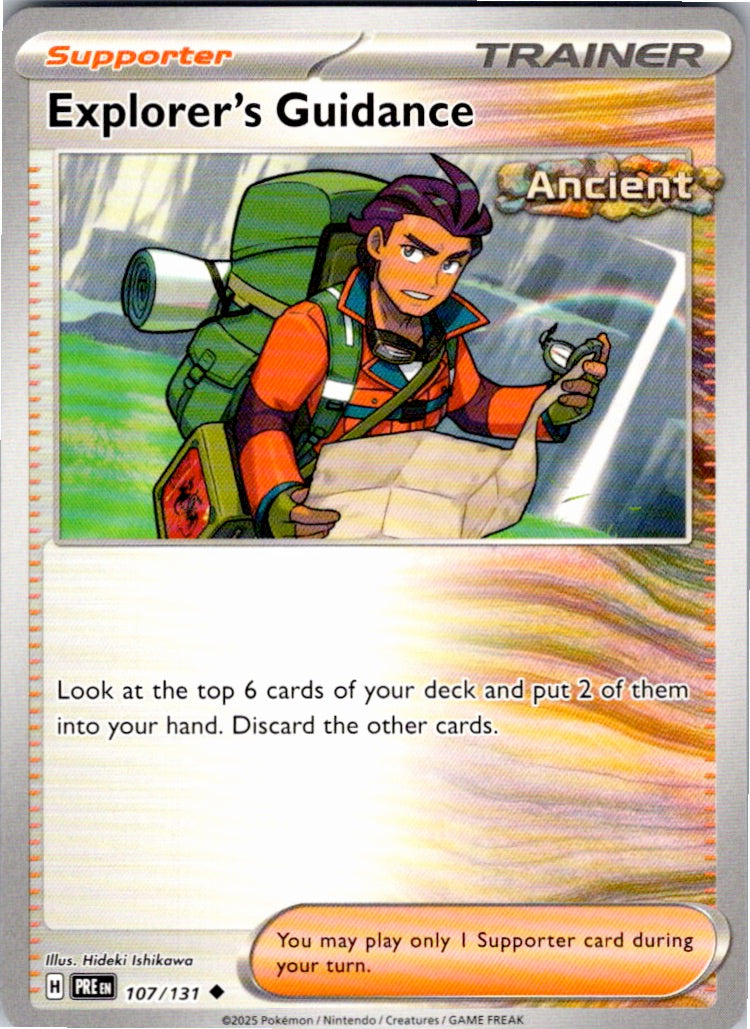 Explorer's Guidance (107/131) [SV: Prismatic Evolutions]