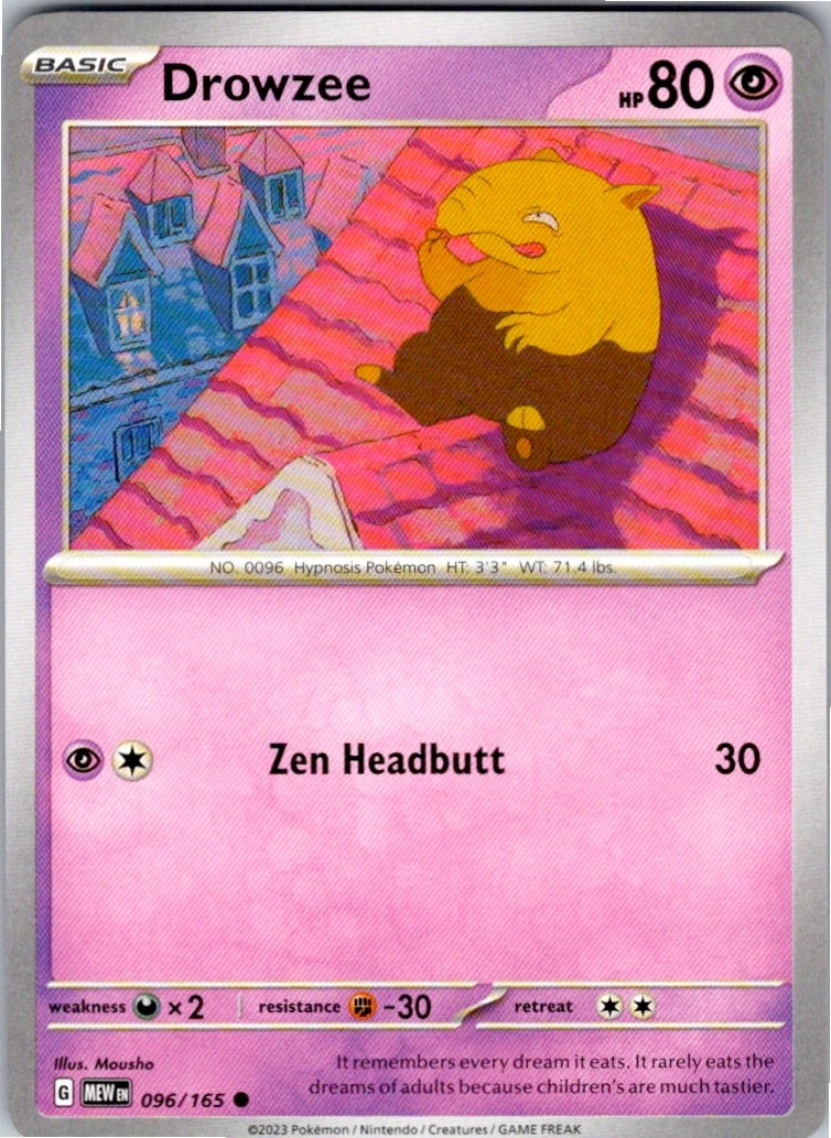 Drowzee (096/165) [SV: Scarlet & Violet 151]