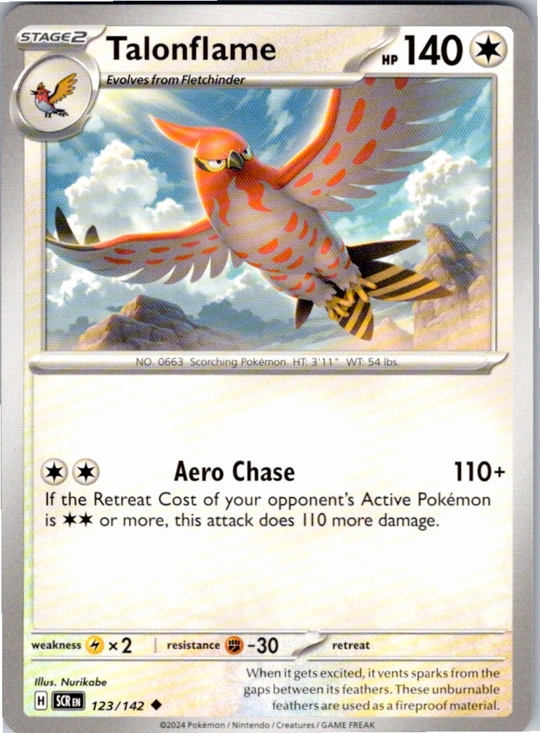 Talonflame (123/142) [SV07: Stellar Crown]