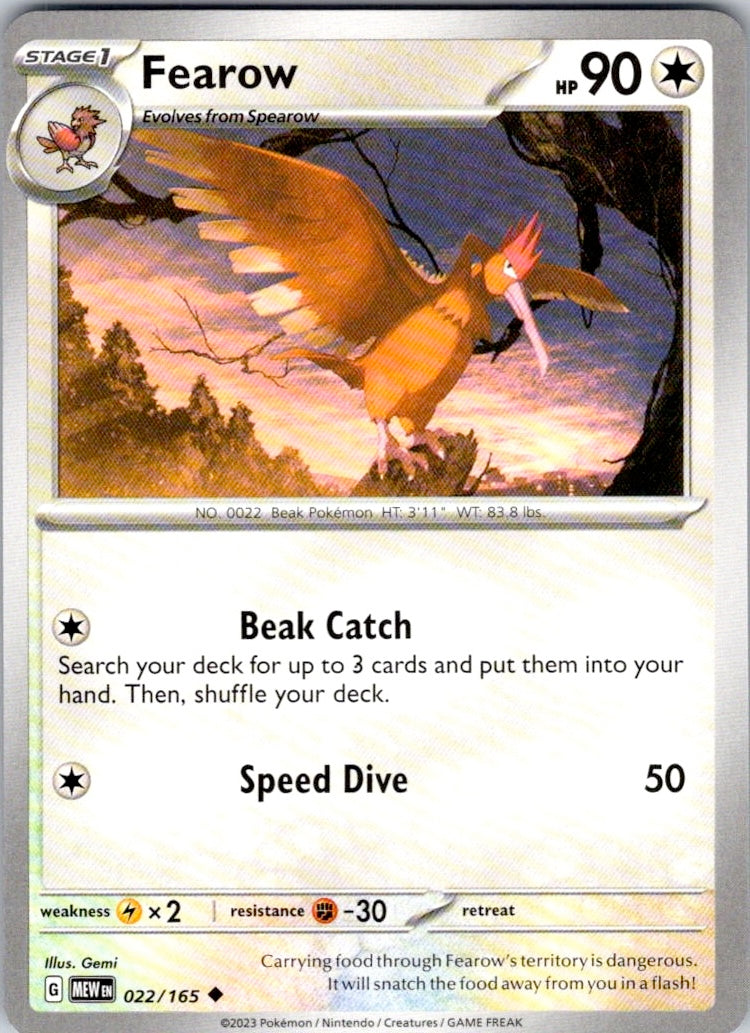 Fearow (022/165) [SV: Scarlet & Violet 151]