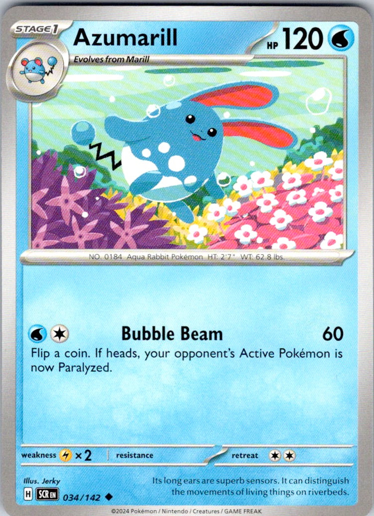 Azumarill (034/142) [SV07: Stellar Crown]
