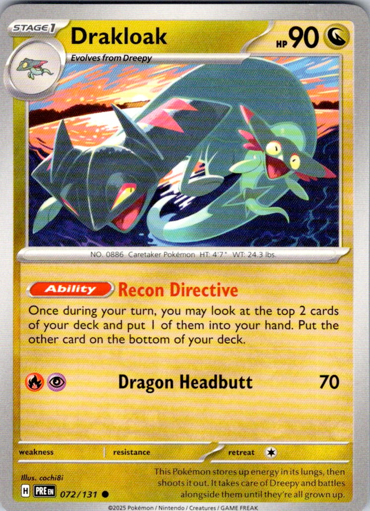Drakloak (072/131) [SV: Prismatic Evolutions]