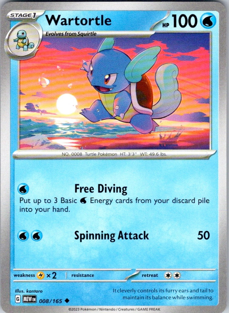 Wartortle (008/165) [SV: Scarlet & Violet 151]