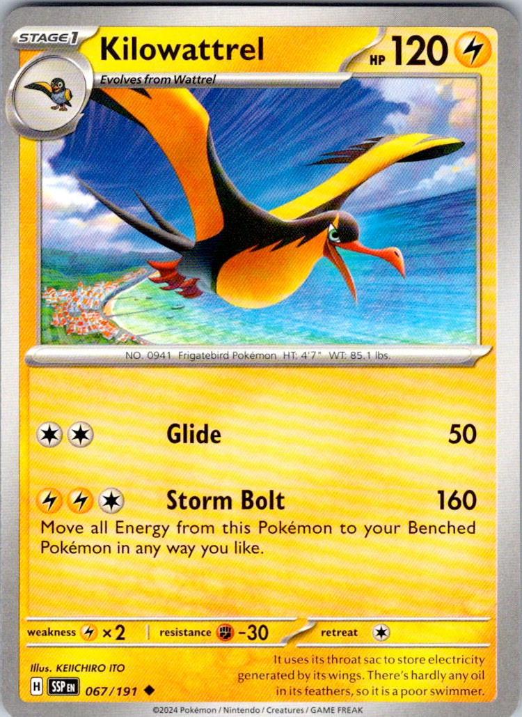 Kilowattrel (067/191) [SV08: Surging Sparks]