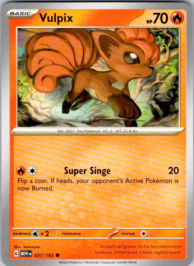 Vulpix (037/165) [SV: Scarlet & Violet 151]