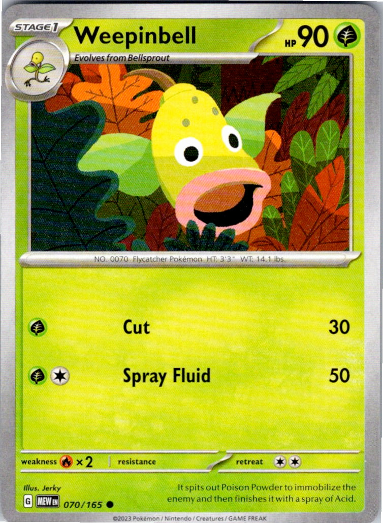 Weepinbell (070/165) [SV: Scarlet & Violet 151]
