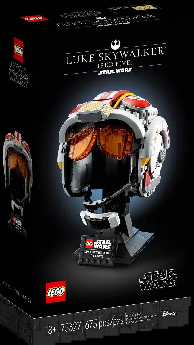 LEGO Star Wars Luke Skywalker (Red Five) Helmet 75327 - Denji Collectables - 