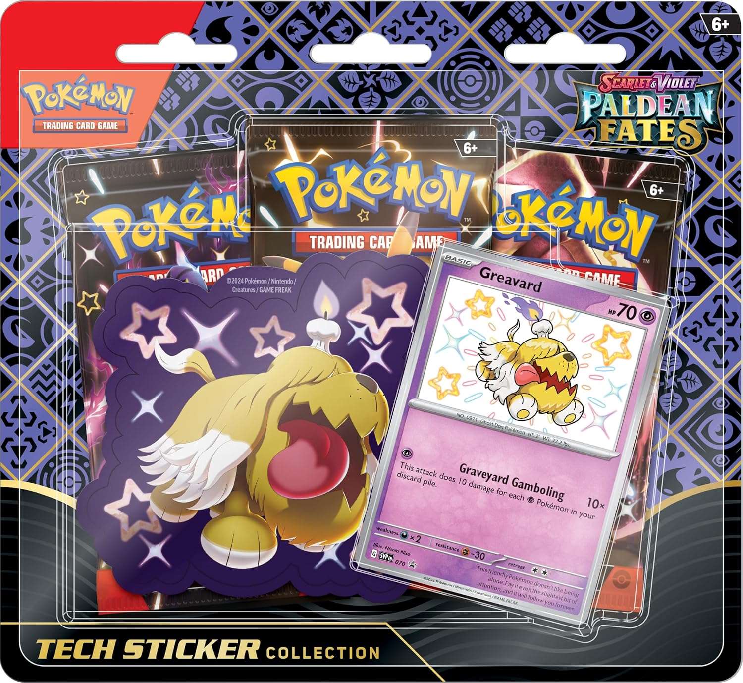 Pokémon Scarlet & Violet Paldean Fates Tech Sticker Collection - Denji Collectables - 